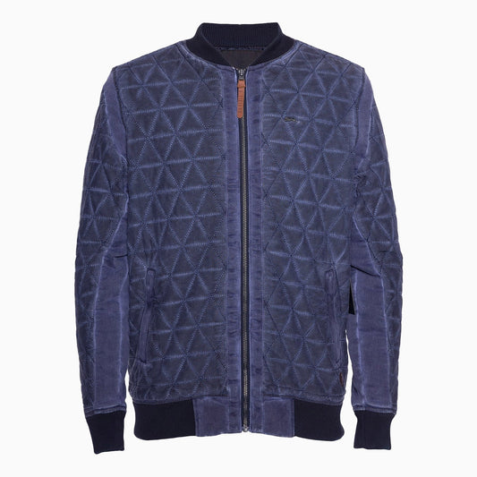 Men's Brian Cold Dye Quilted Bomber Jacket
