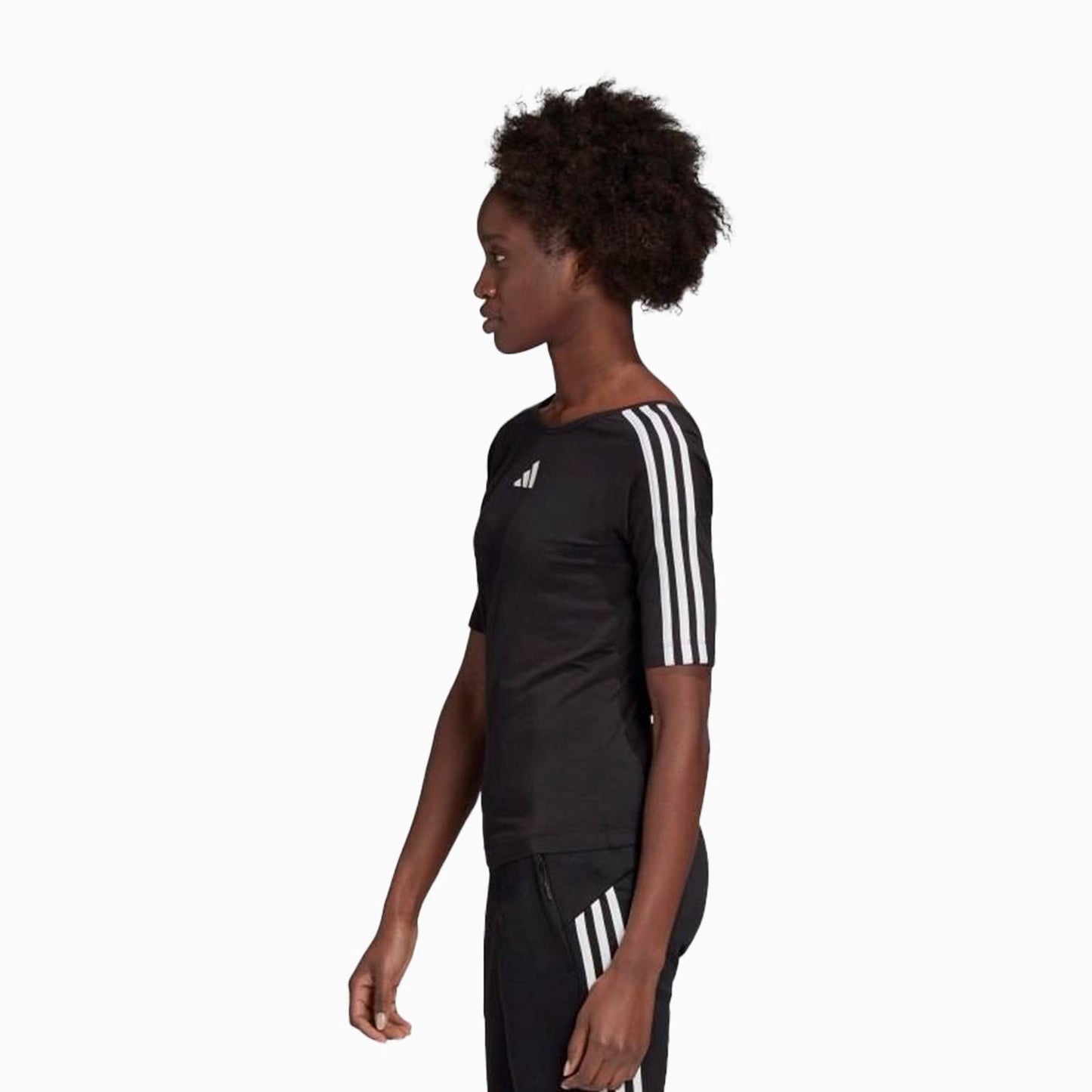 Women's Performance Open Back 3-Stripes T Shirt