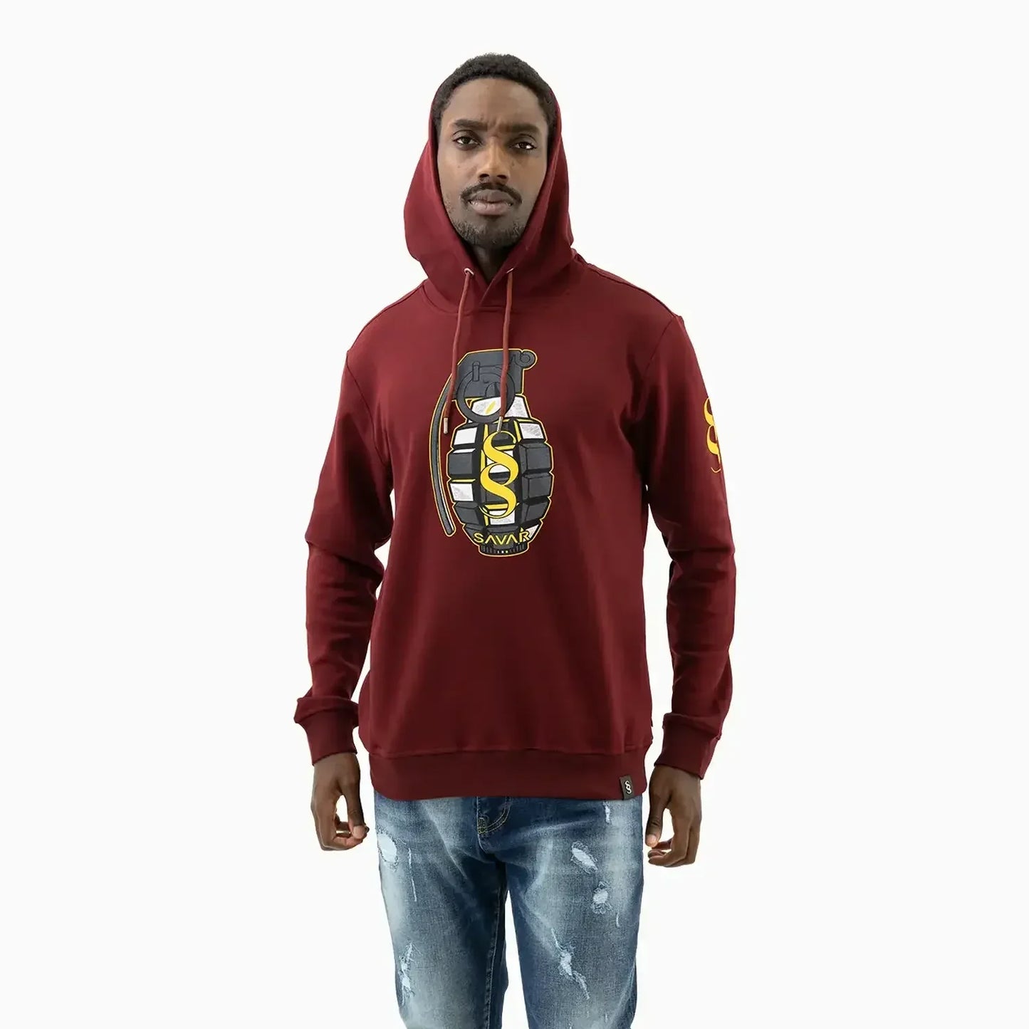 Men's Grenade Graphic Pull Over Hoodie