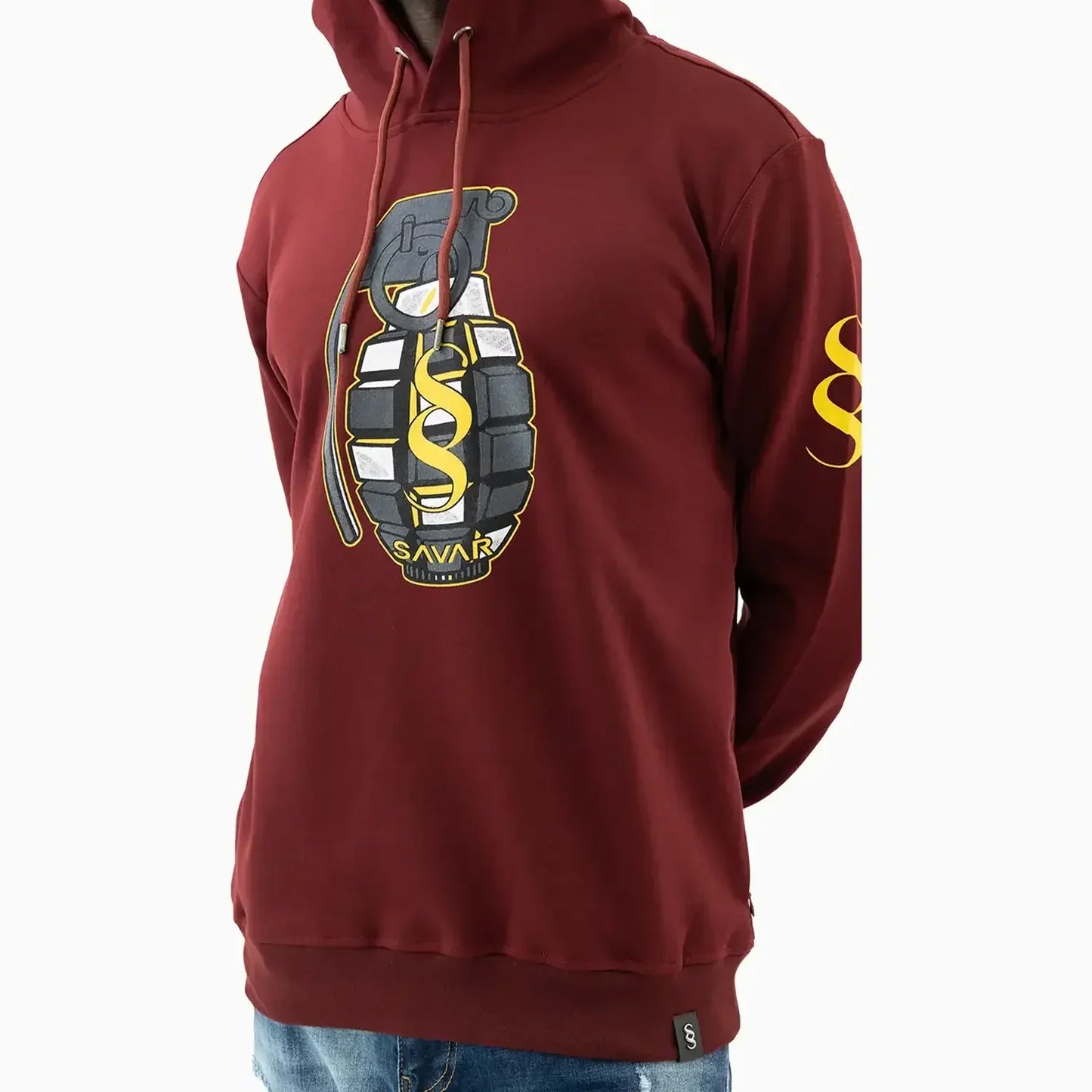 Men's Grenade Graphic Pull Over Hoodie