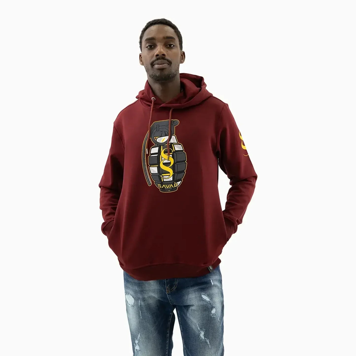 Men's Grenade Graphic Pull Over Hoodie