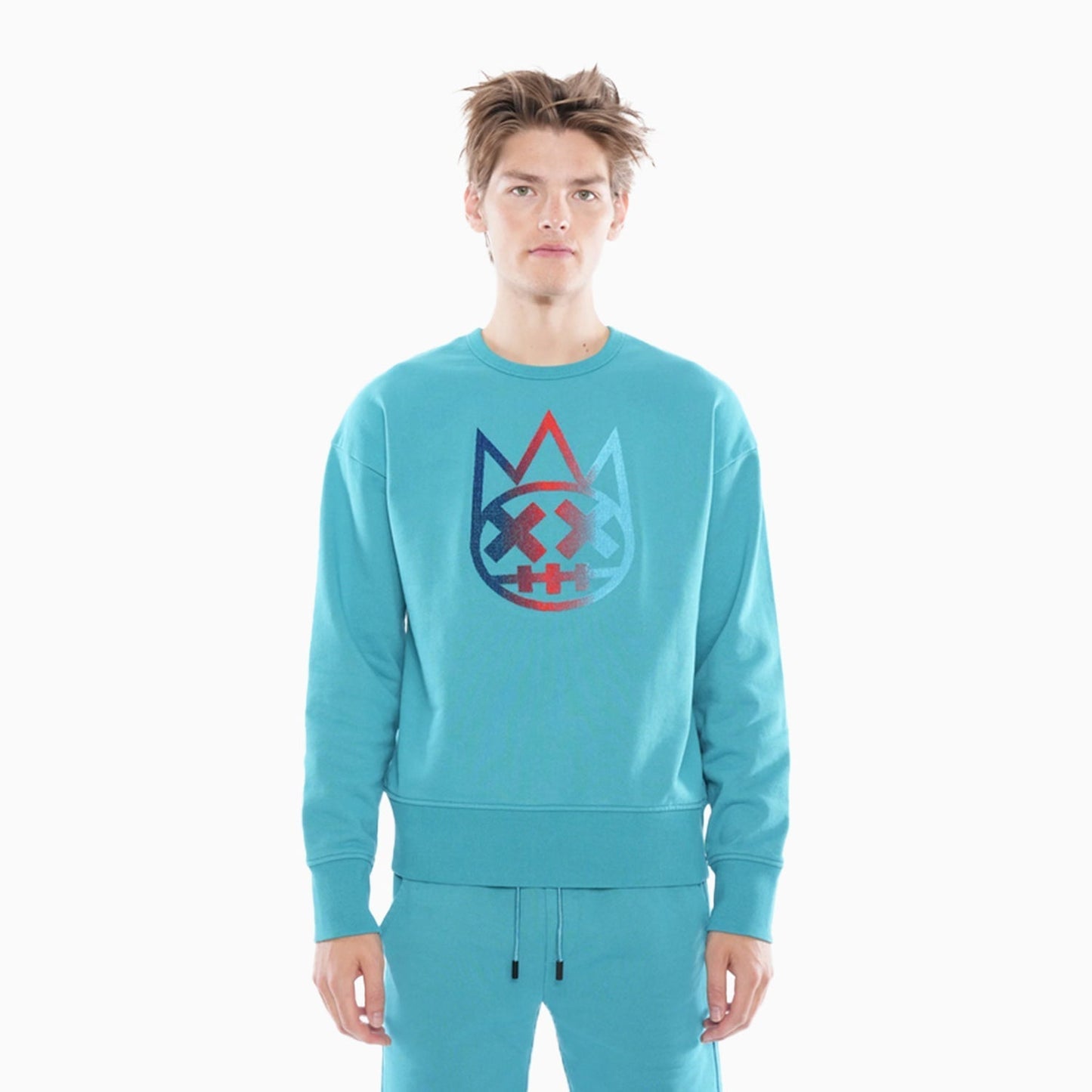 Men's Crew Neck Fleece  Sweatshirt