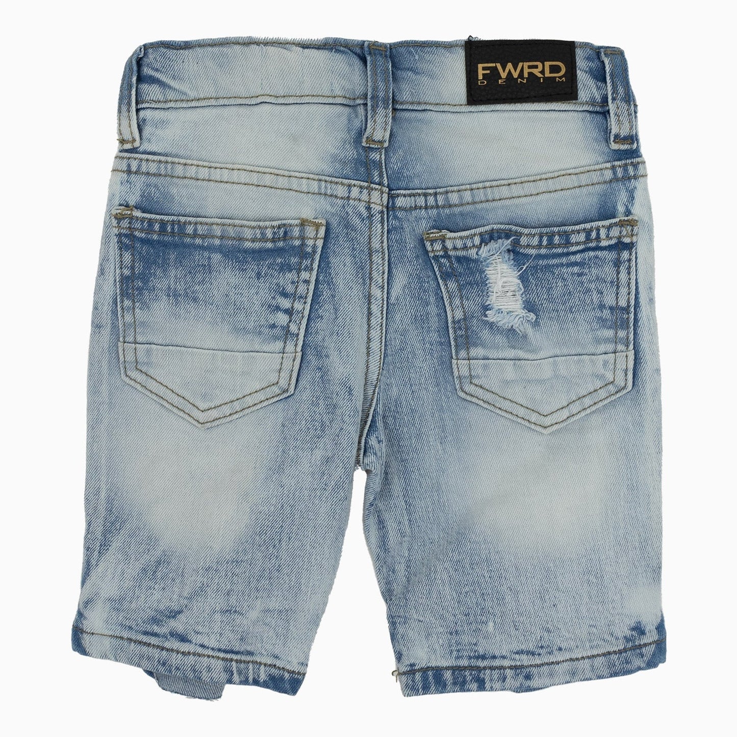 Kid's Little Washed Up Denim Shorts