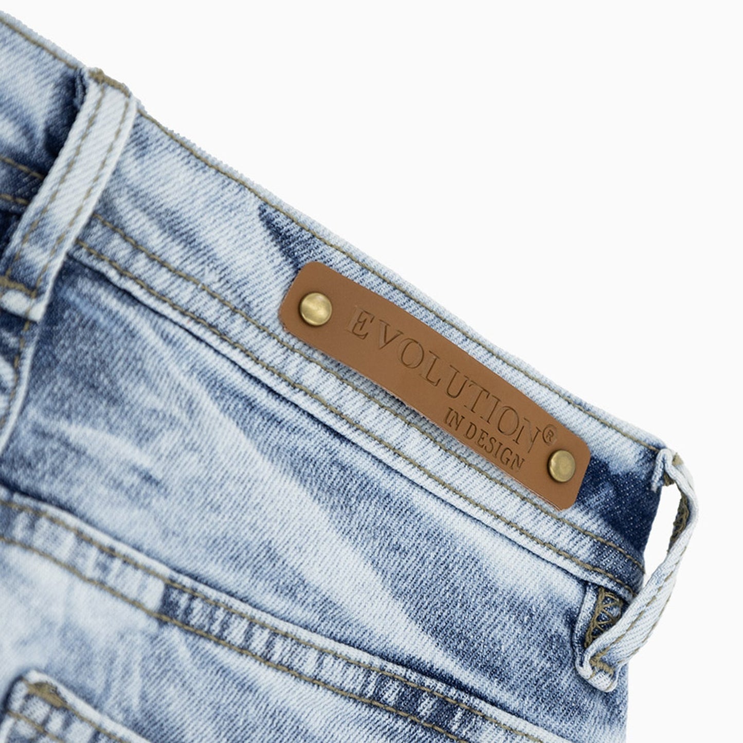 Kid's Wild Tiger Denim Shorts