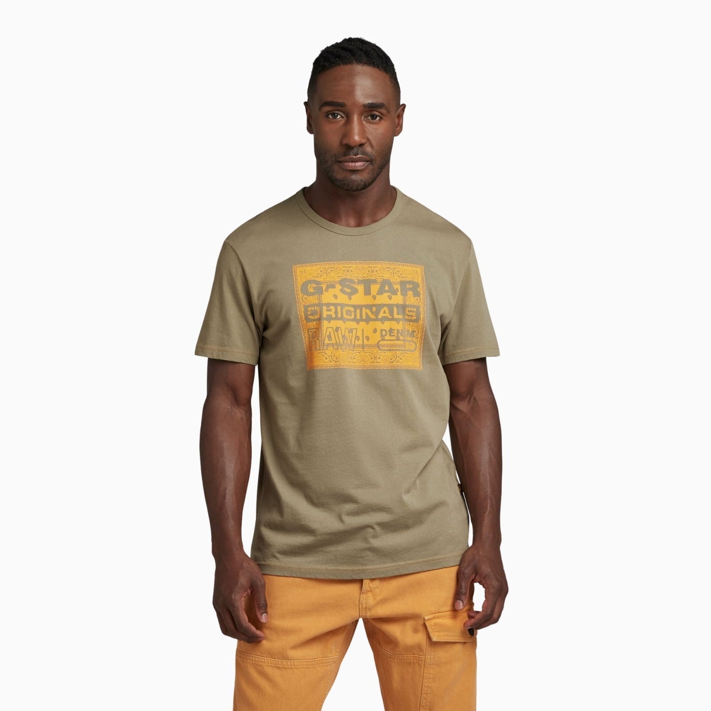 Men's Bandana R T Crew Neck T Shirt