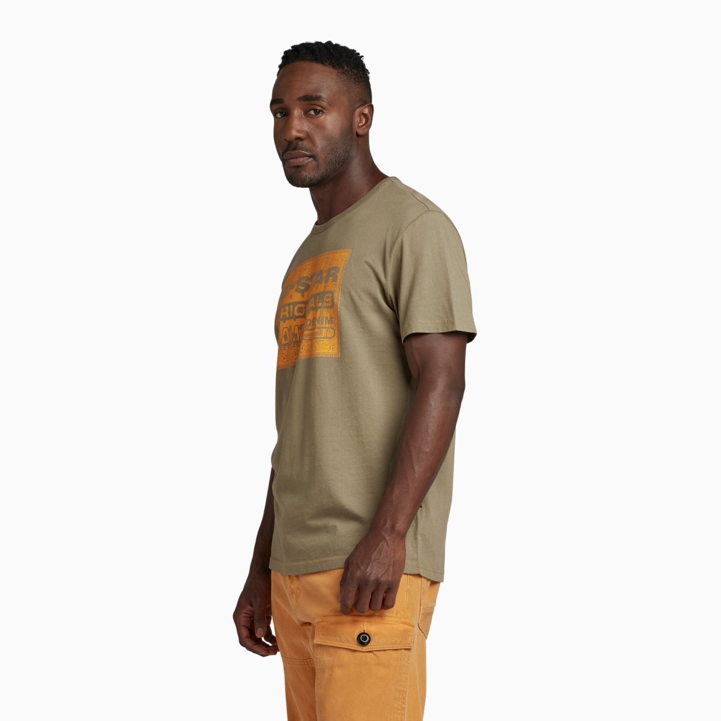 Men's Bandana R T Crew Neck T Shirt