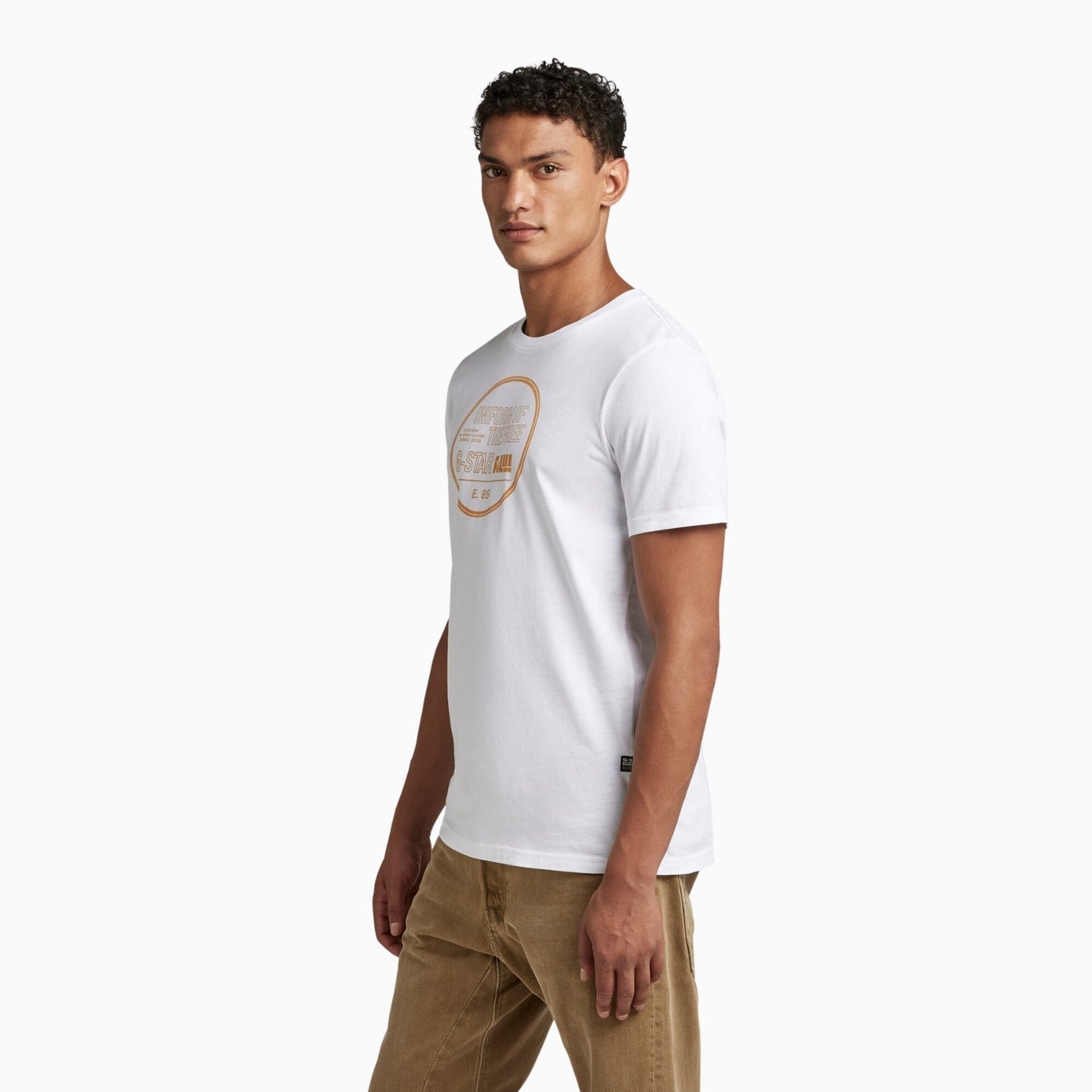 Men's Chest Gr Slim R T Crew Neck T Shirt