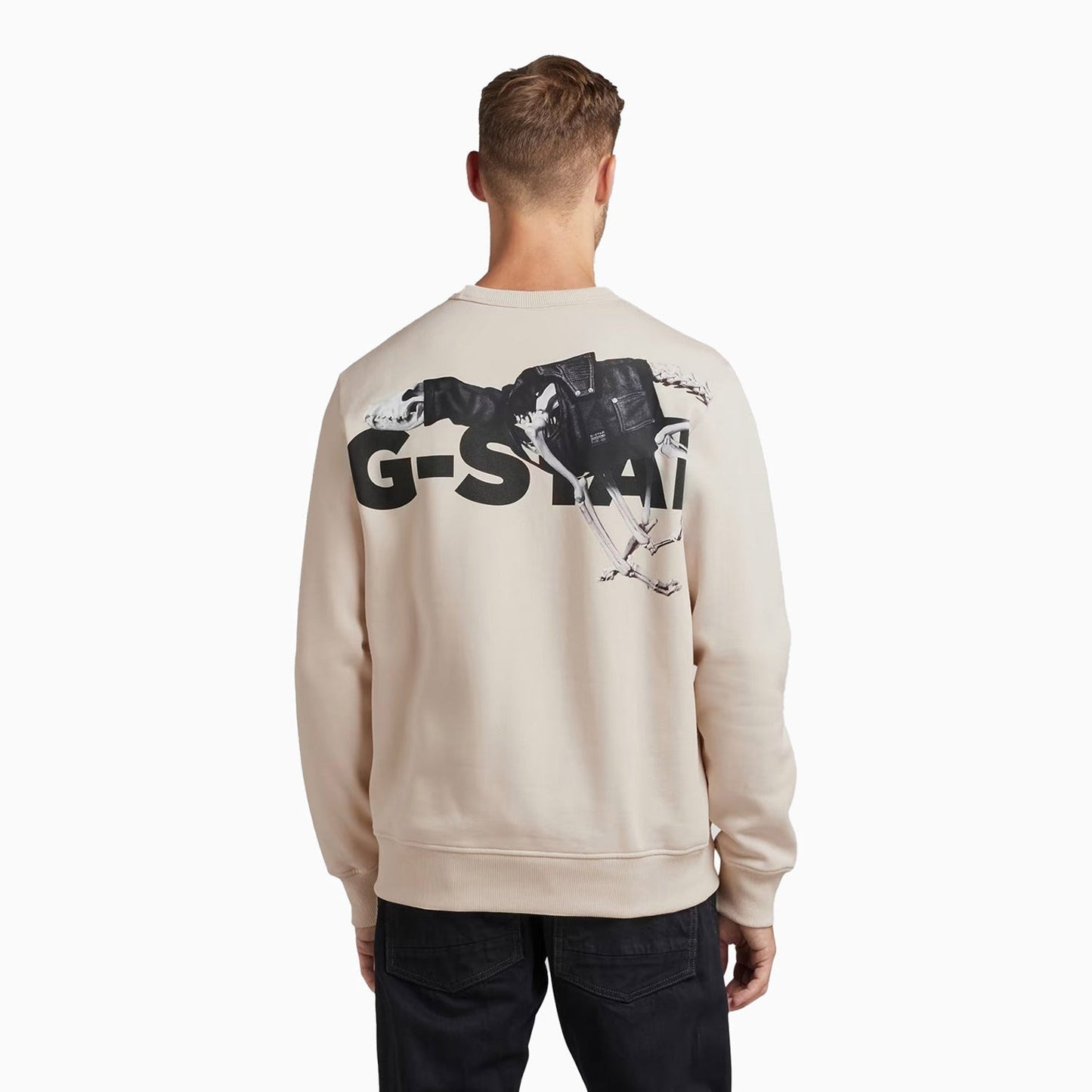 Men's Hound Skeleton Back Graphic Sweatshirt