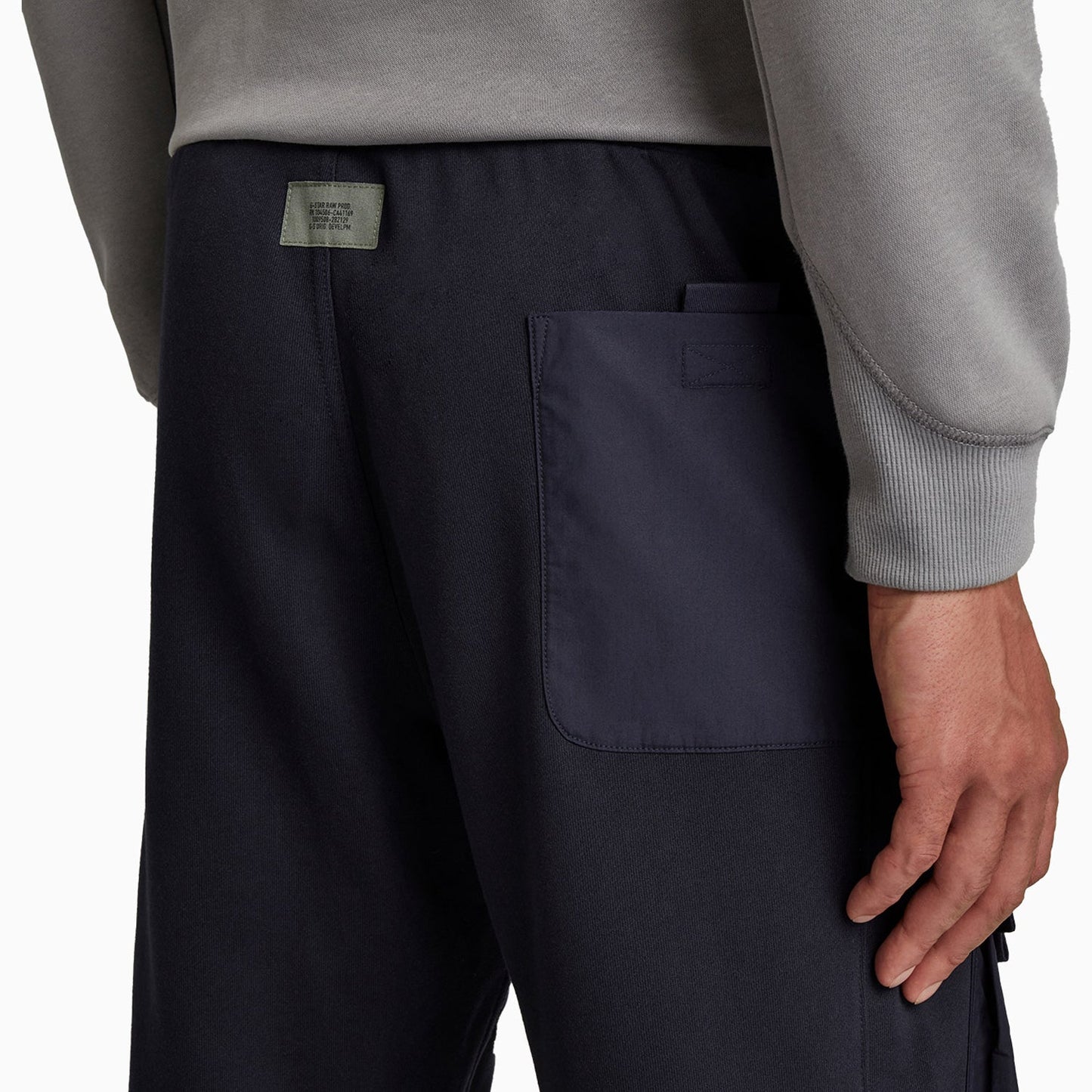 Men's Mixed Woven Cargo Sweat Pant
