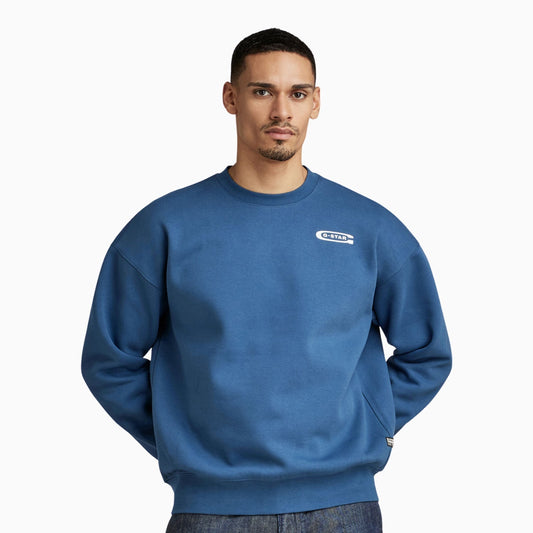 Men's Old Skool Back Graphic Loose Sweatshirt