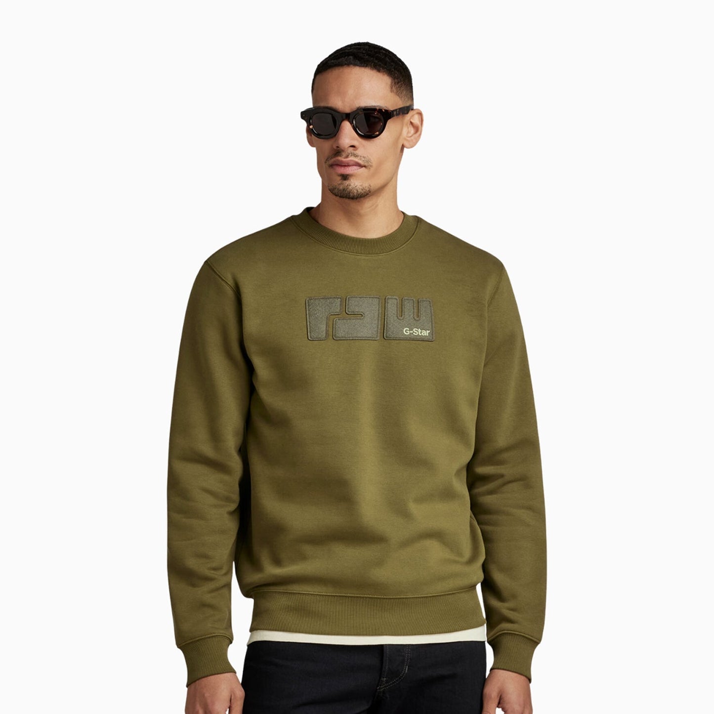 Men's Raw Felt Logo Sweatshirt