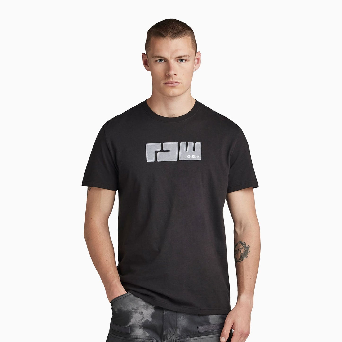 Men's Raw Felt Short Sleeve T Shirt