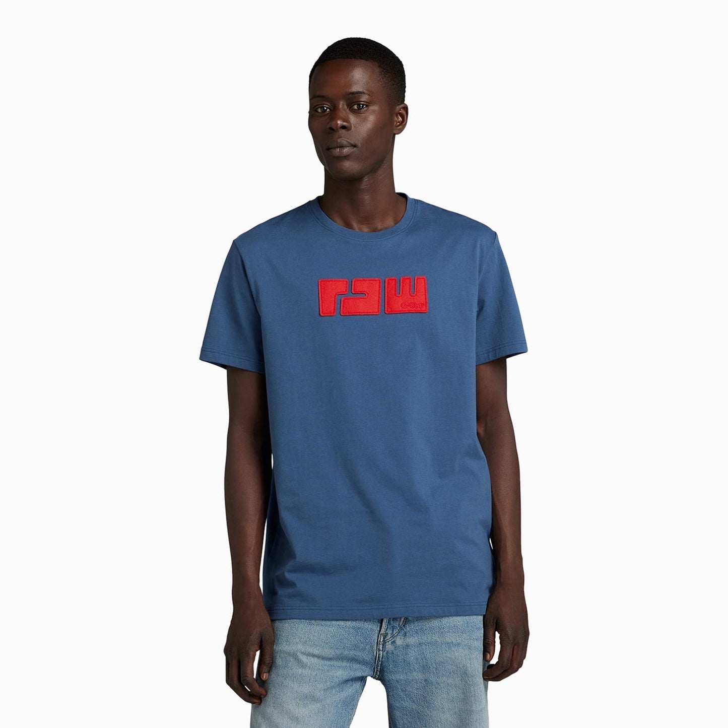 Men's Raw Logo Short Sleeve T Shirt