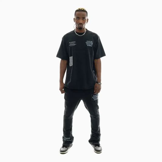 Men's Savage Culture Graphic Co-ord Set – Black Edition