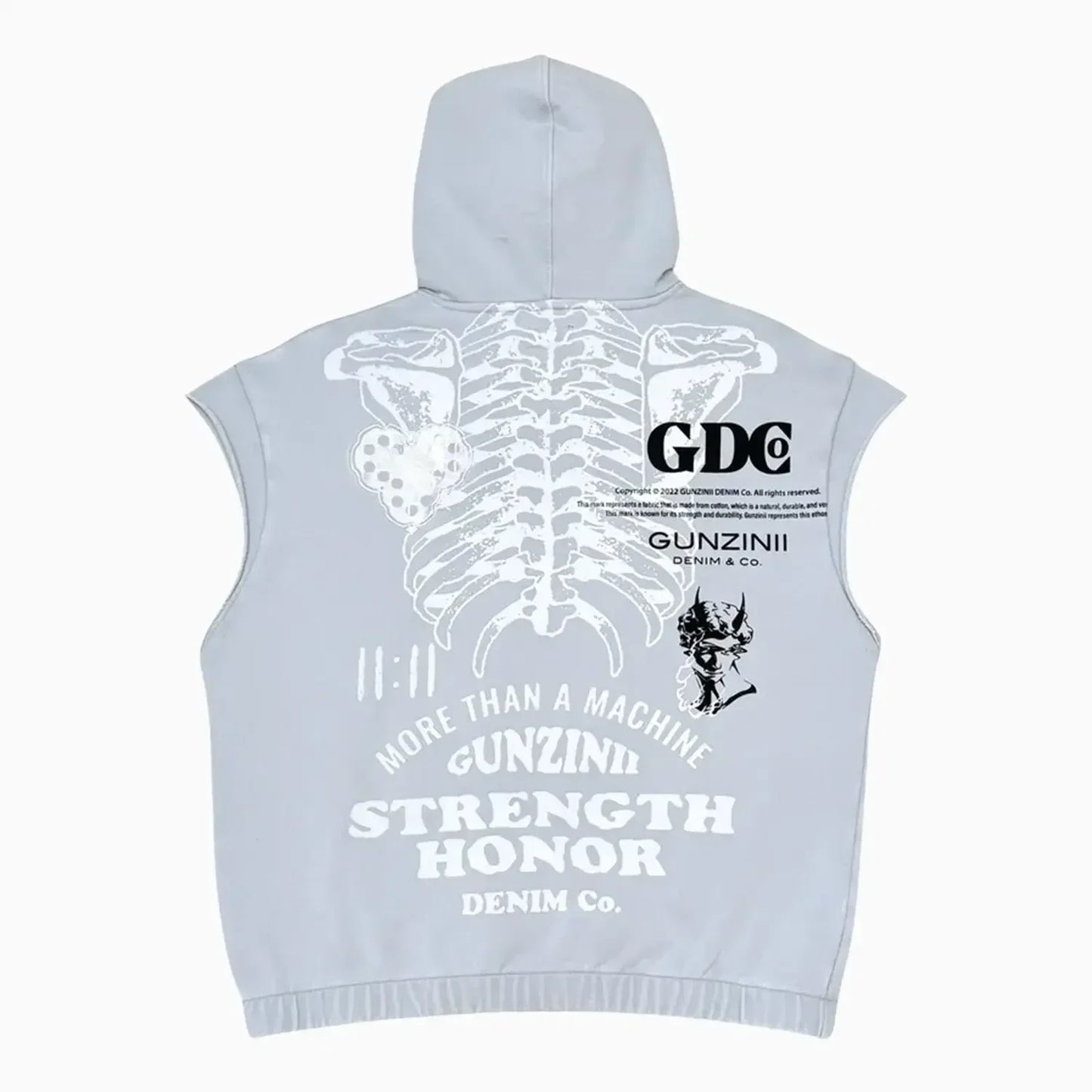 Men's Sleeveless Hoodie and Shorts Set