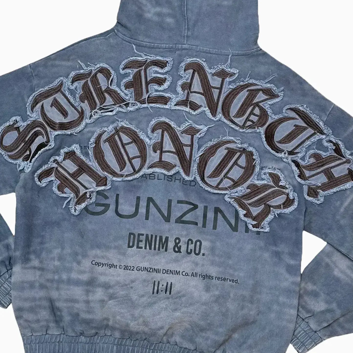 Men's Strength Honor Pull Over Hoodie