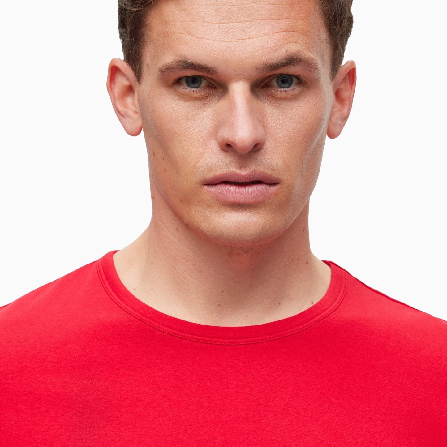 Men's Organic Cotton T-Shirt With Curved Logo