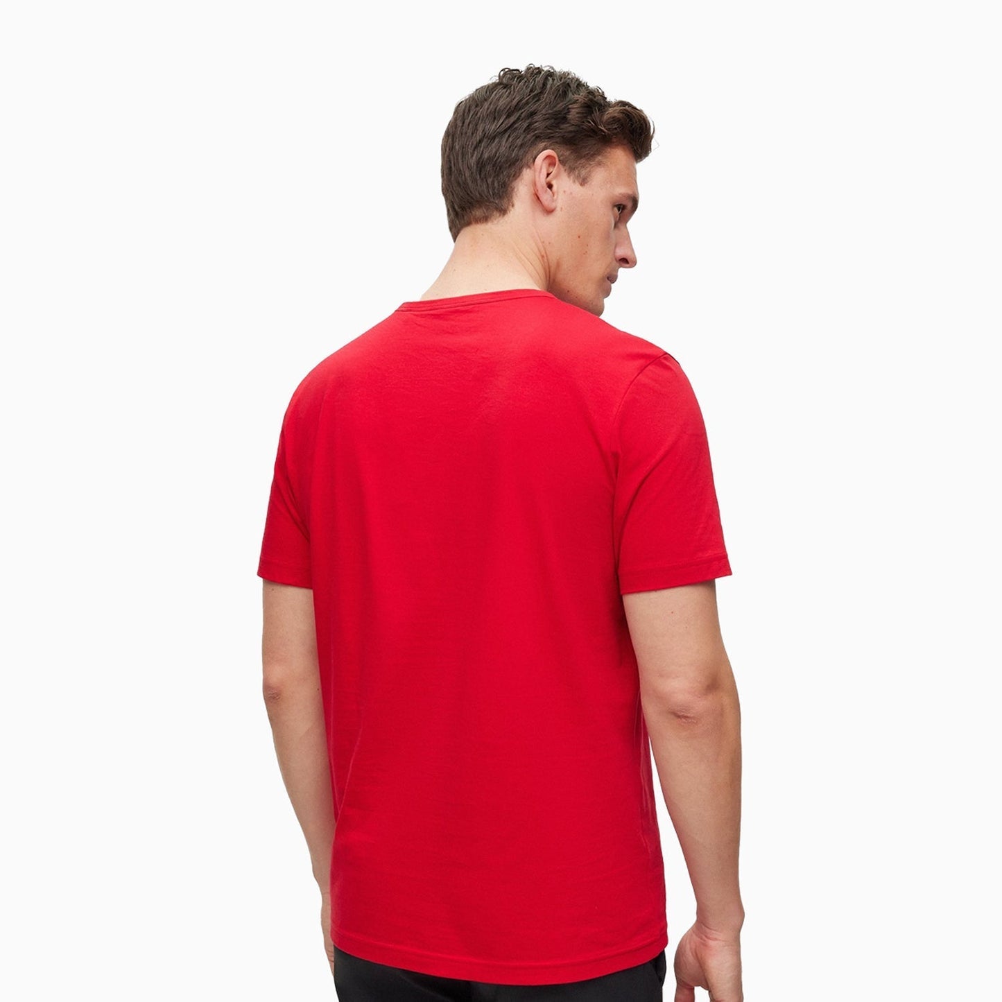 Men's Organic Cotton T-Shirt With Curved Logo