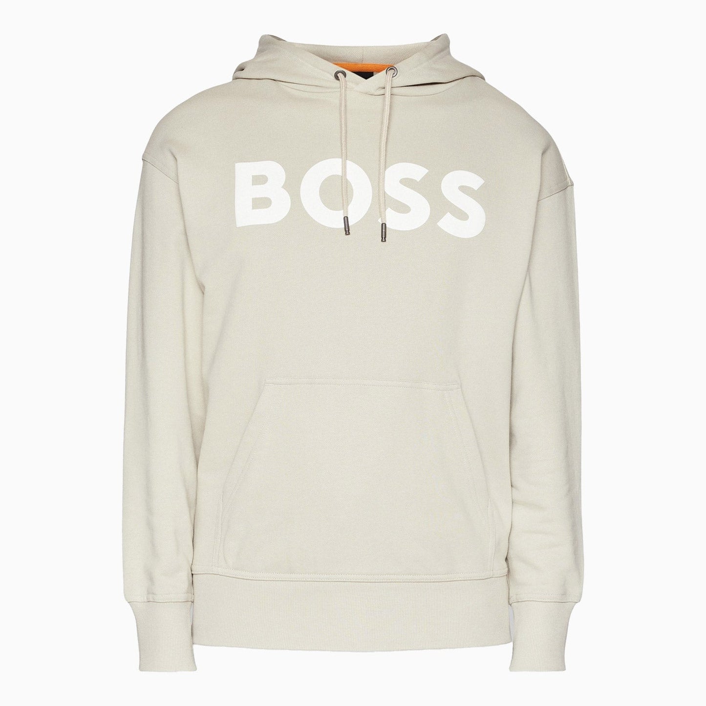 Men's Logo Print Hoodie In French Terry Cotton