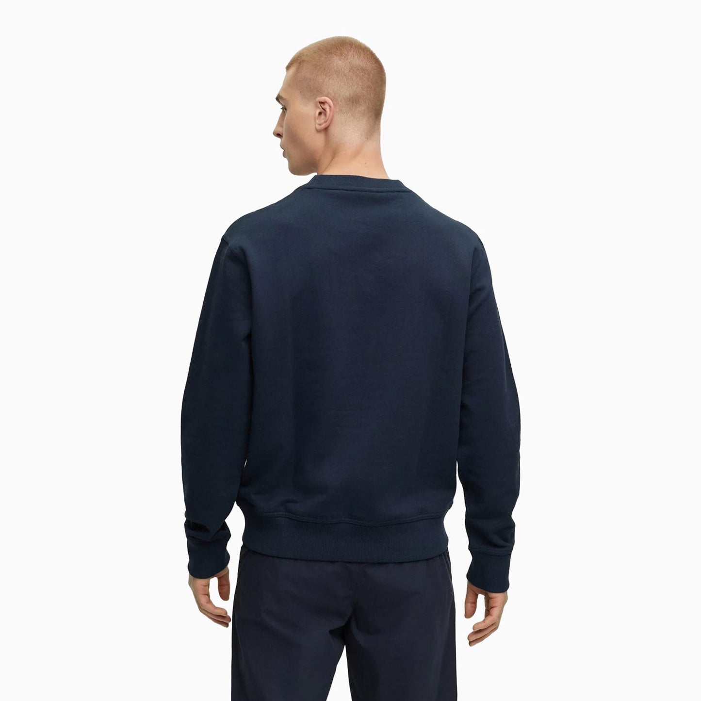 Men's Relaxed-Fit Cotton-Terry Sweatshit With Rubber Print Logo