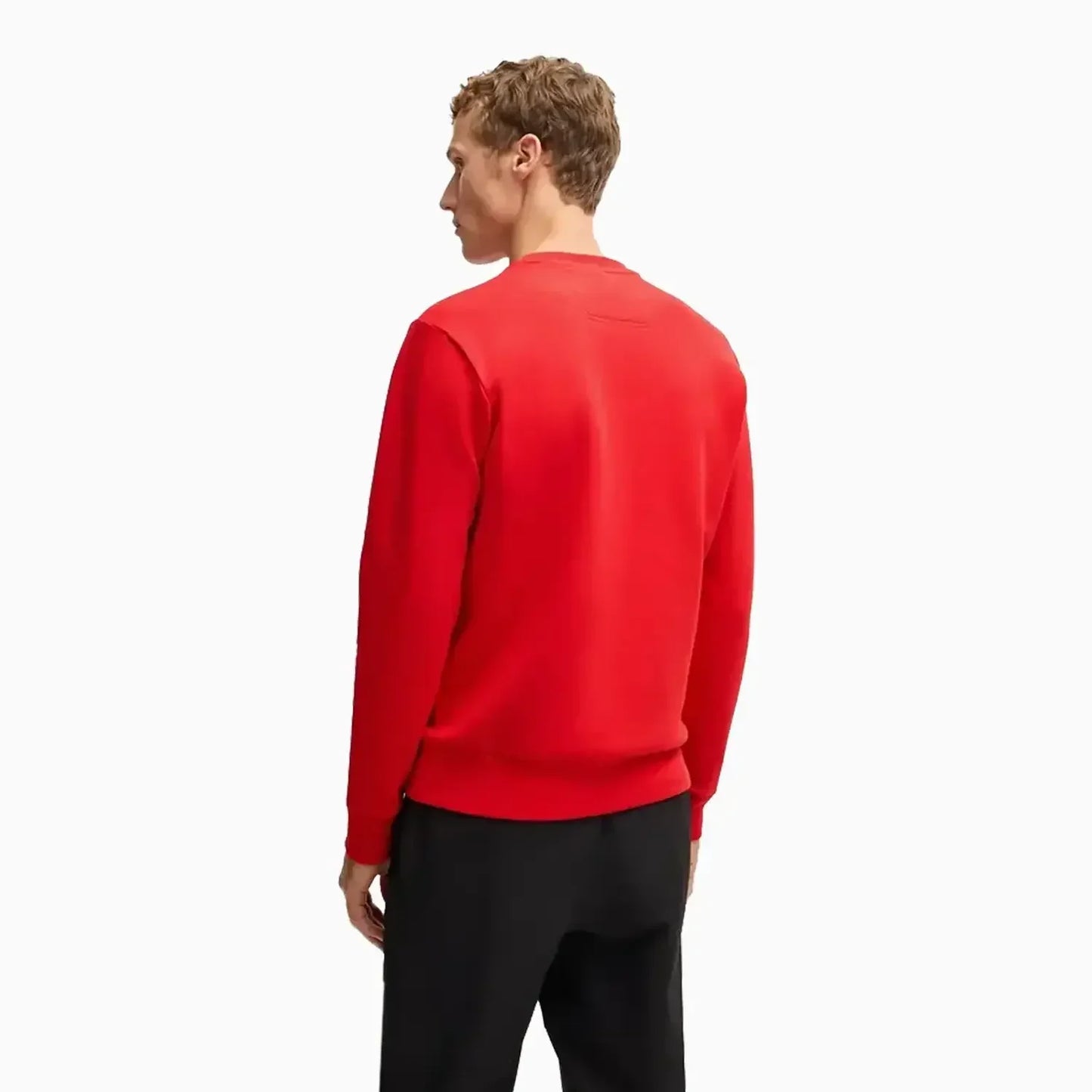 Men's Stretch Cotton Sweatshirt With Sandwich Logo