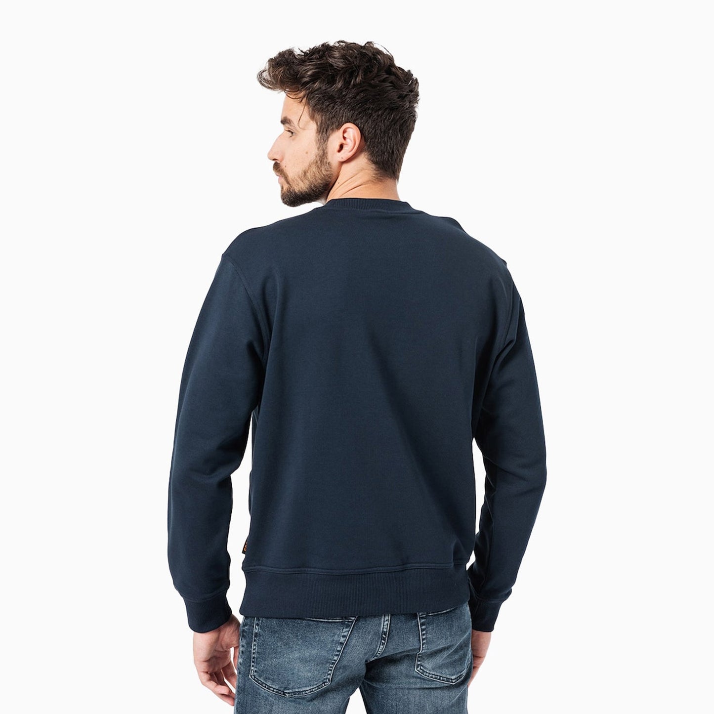 Men's Weridesent Sweatshirt With Oval Neckline