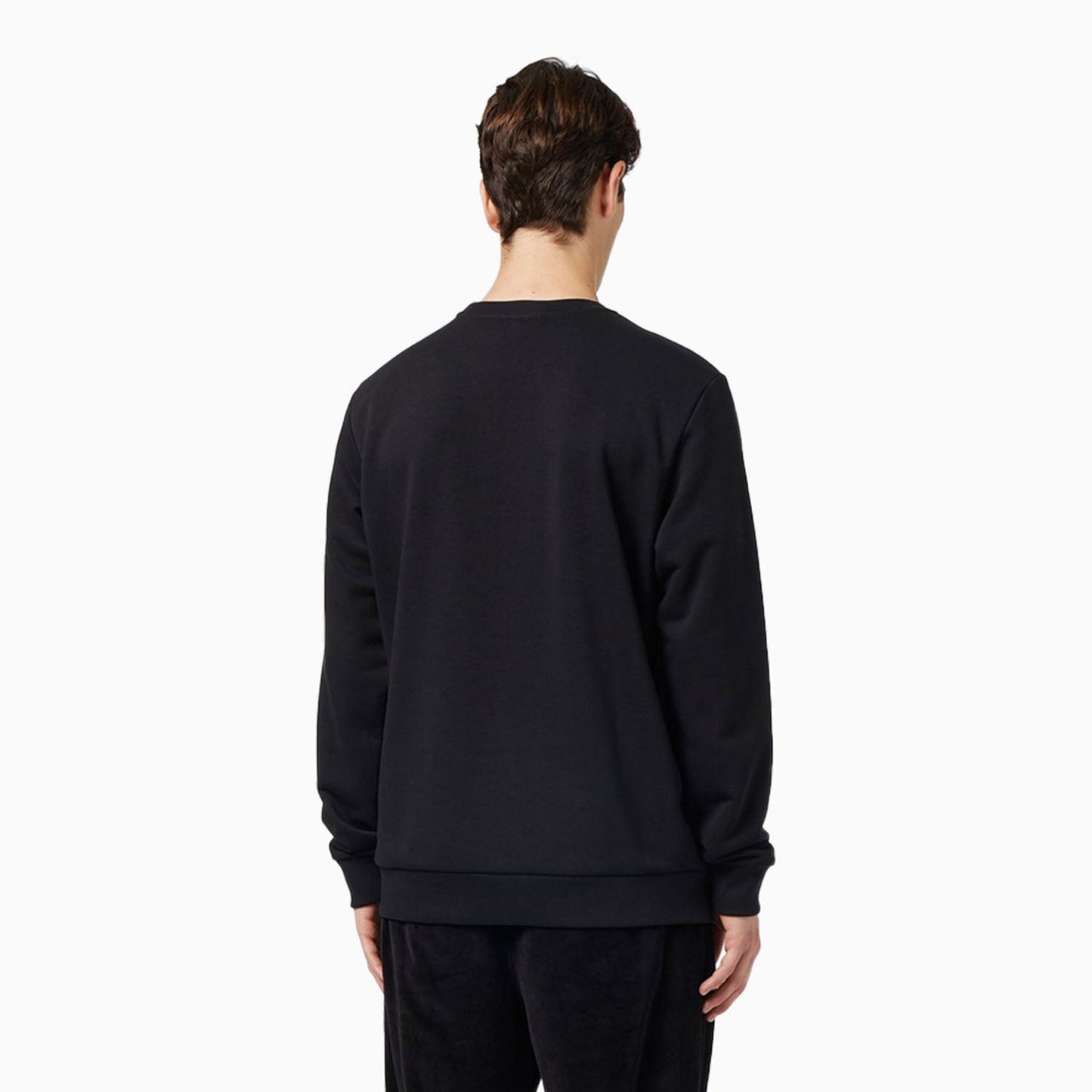 Men's Crew Neck Sweatshirt With Institutional Logo