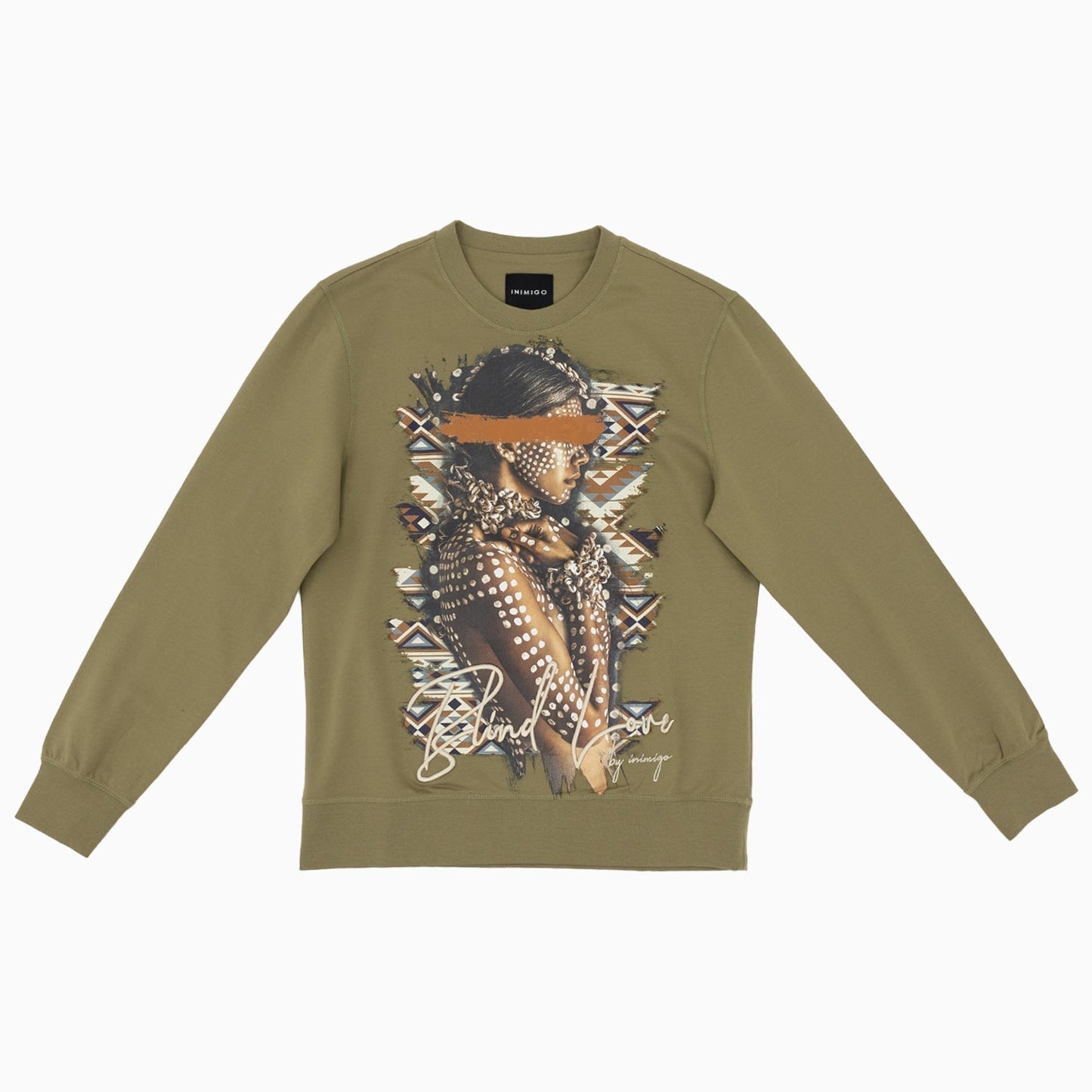 Men's Tribal Blind Love Crew Neck Sweatshirt