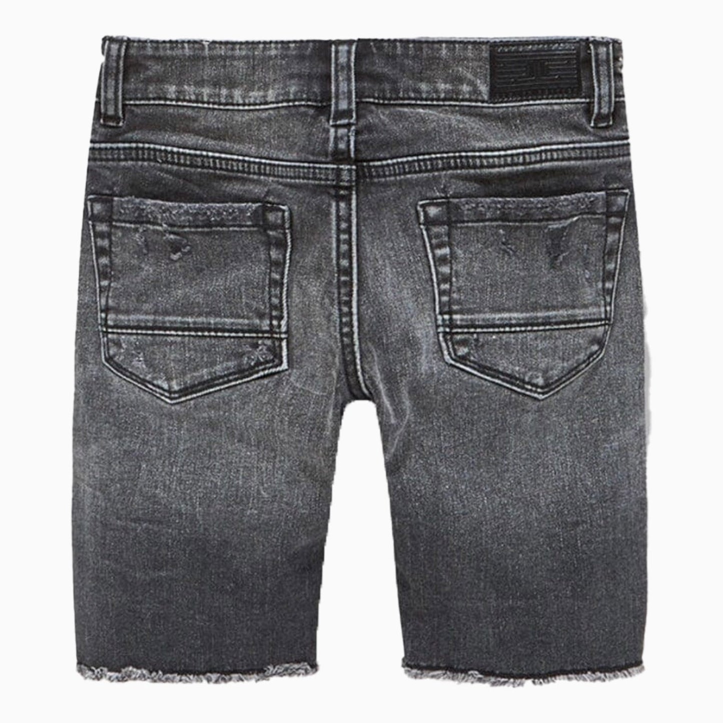 Kid's Shredded Abyss Denim Shorts