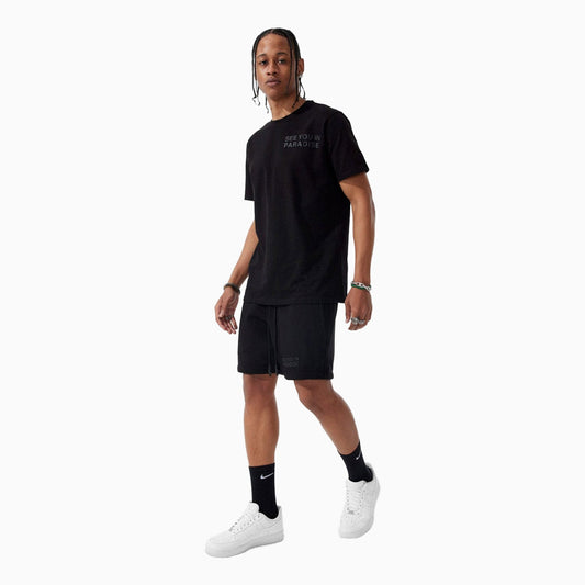 Men's Paradise Tonal T Shirt And Shorts Outfit