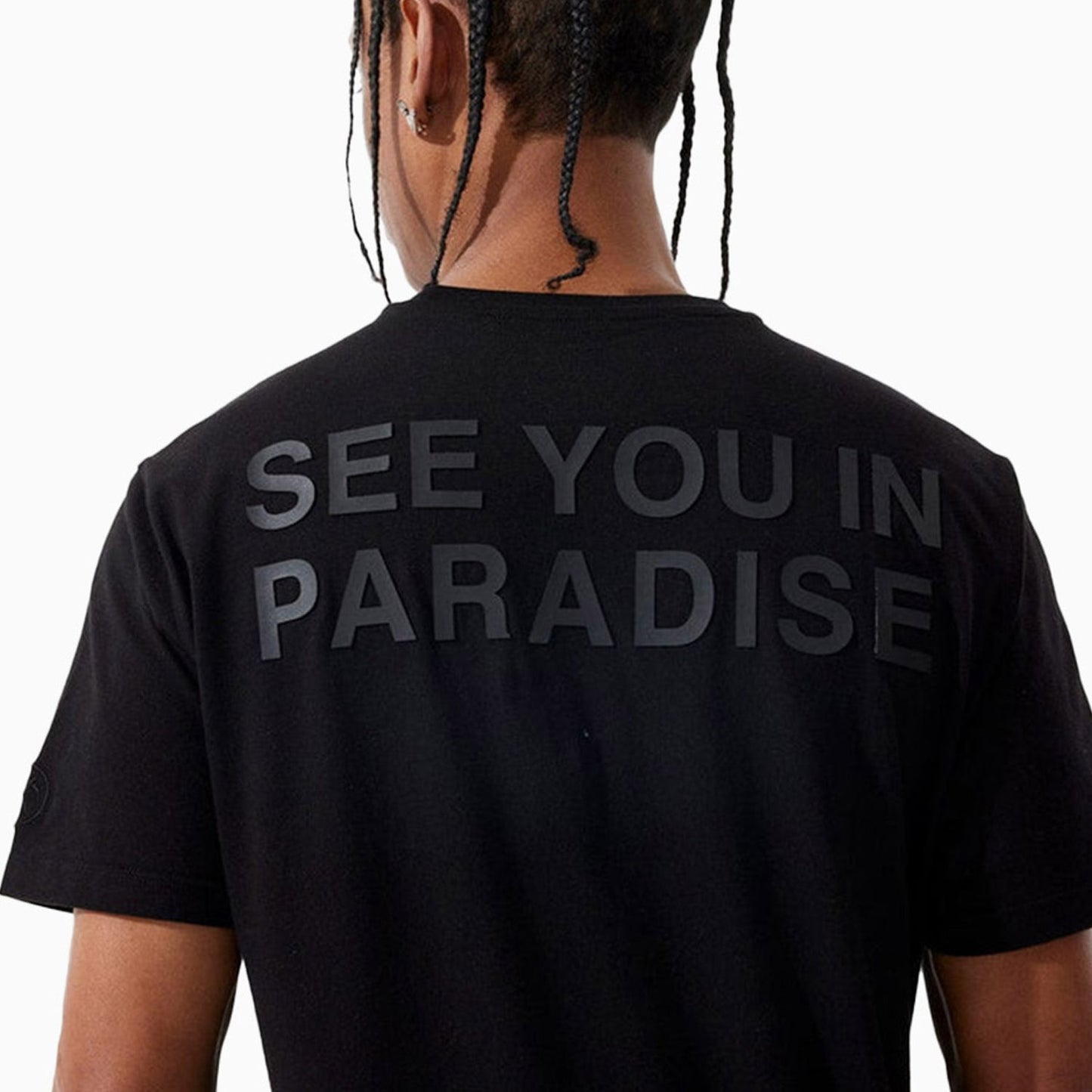 Men's Paradise Tonal T Shirt And Shorts Outfit