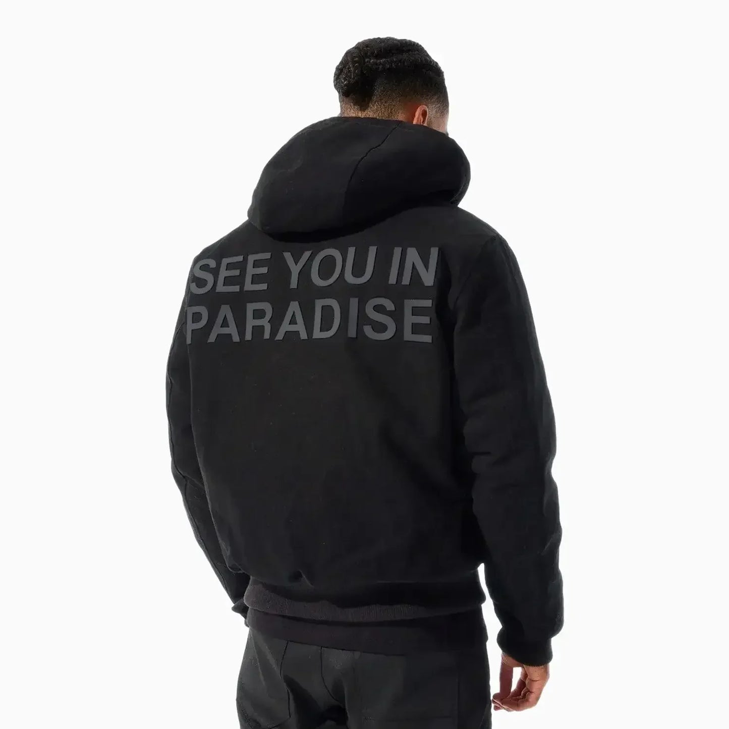 Men's See You In Paradise Hooded Work Jacket