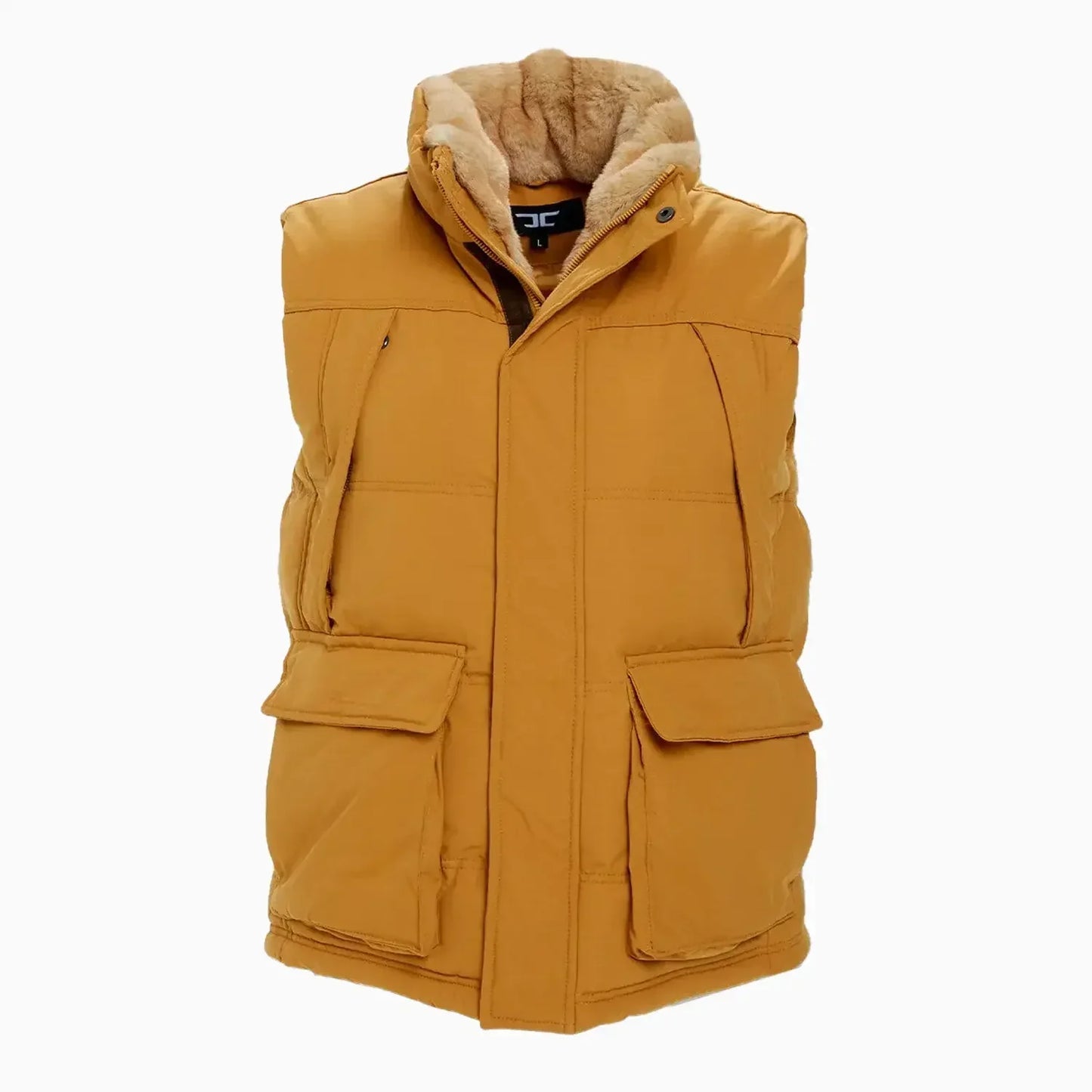 Men's Yukon Fur Lined Puffer Vest