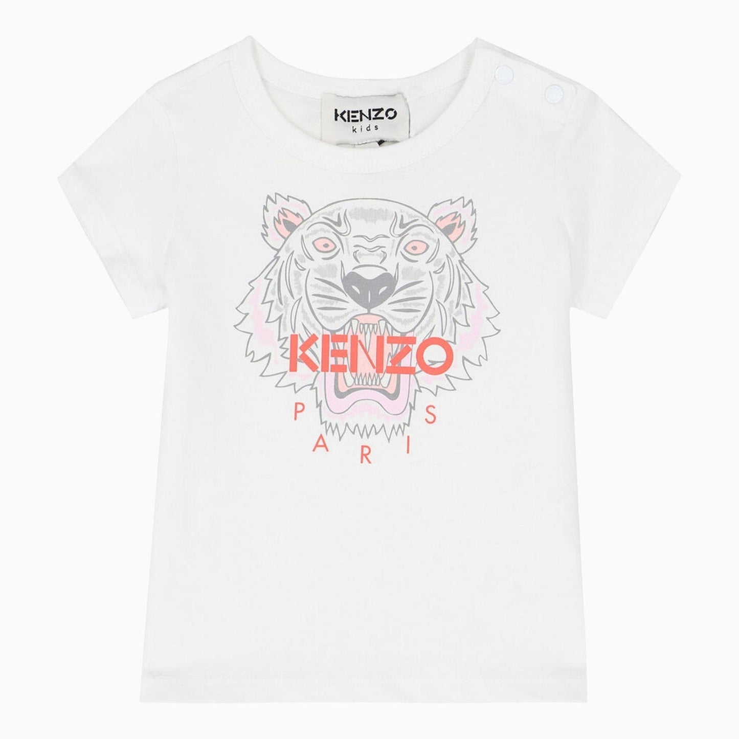 Kid's Tiger Print Short Sleeve T Shirt