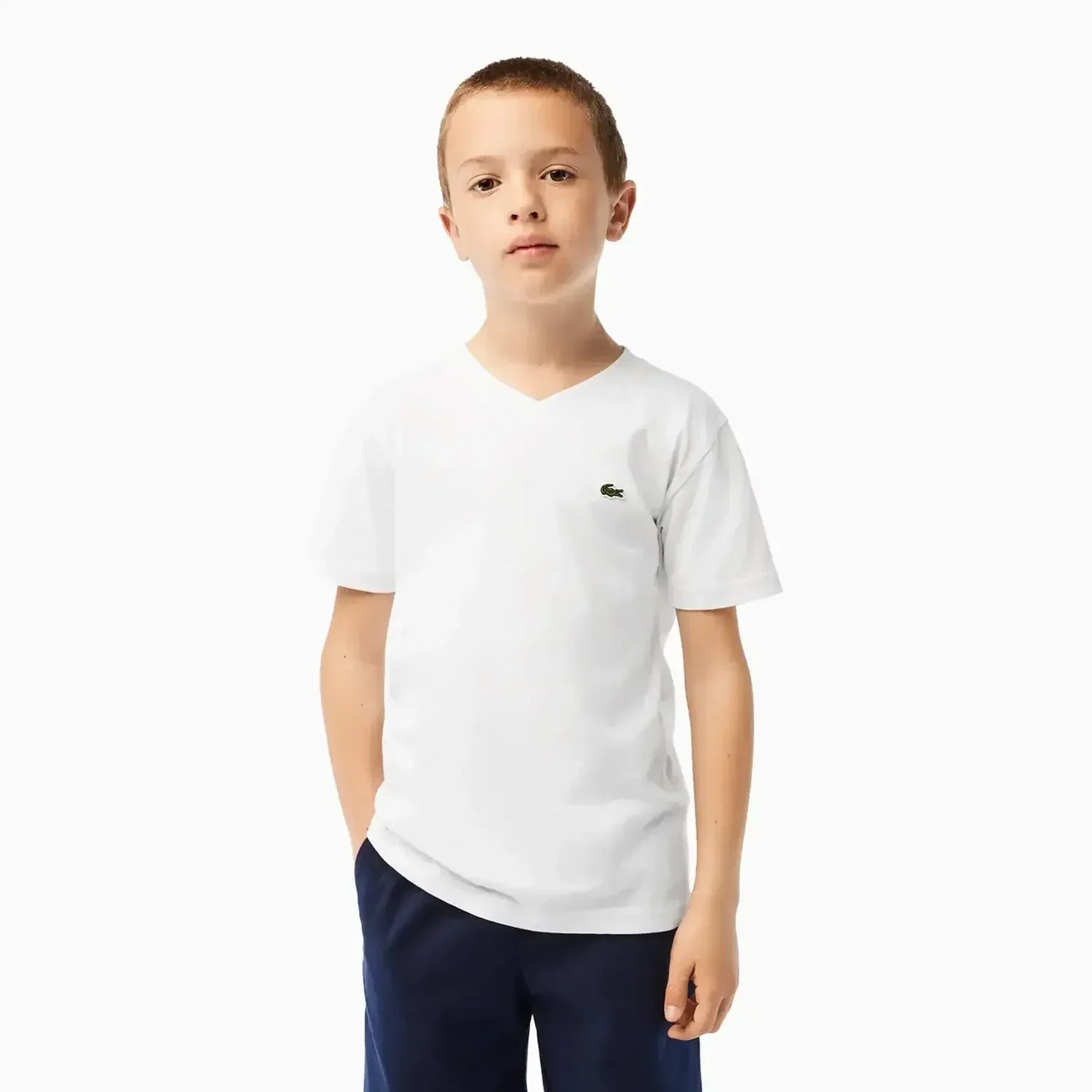 Kid's Cotton V Neck T-Shirt