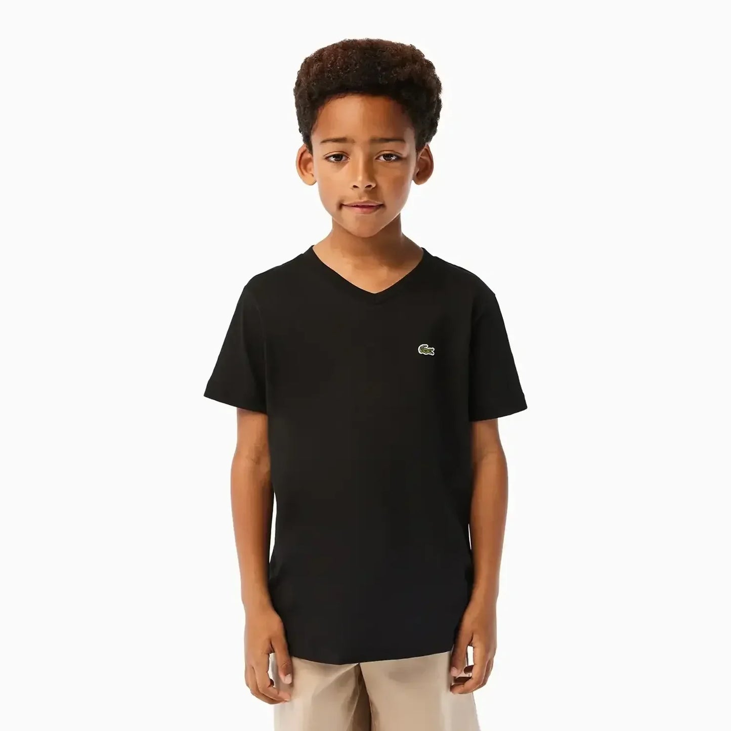 Kid's Cotton V Neck T-Shirt