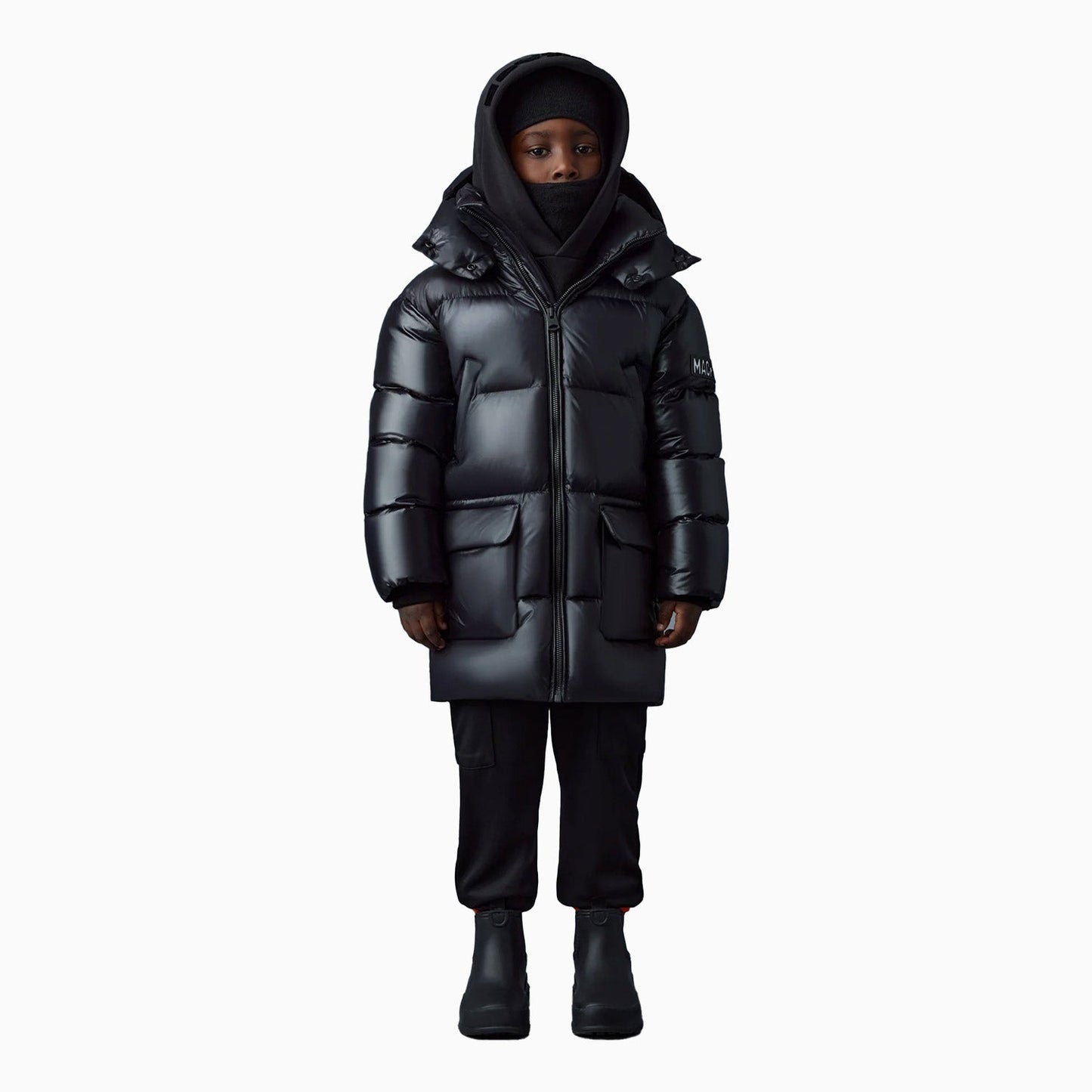Kid's KENNIE Lustrous Light Down Parka Jacket With Hood