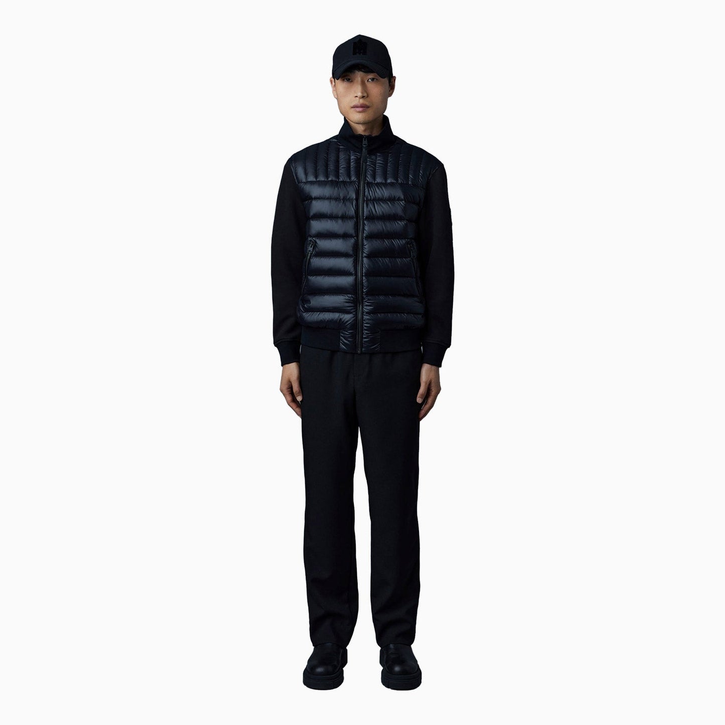 Men's COLLIN Mixed Media Bomber Jacket