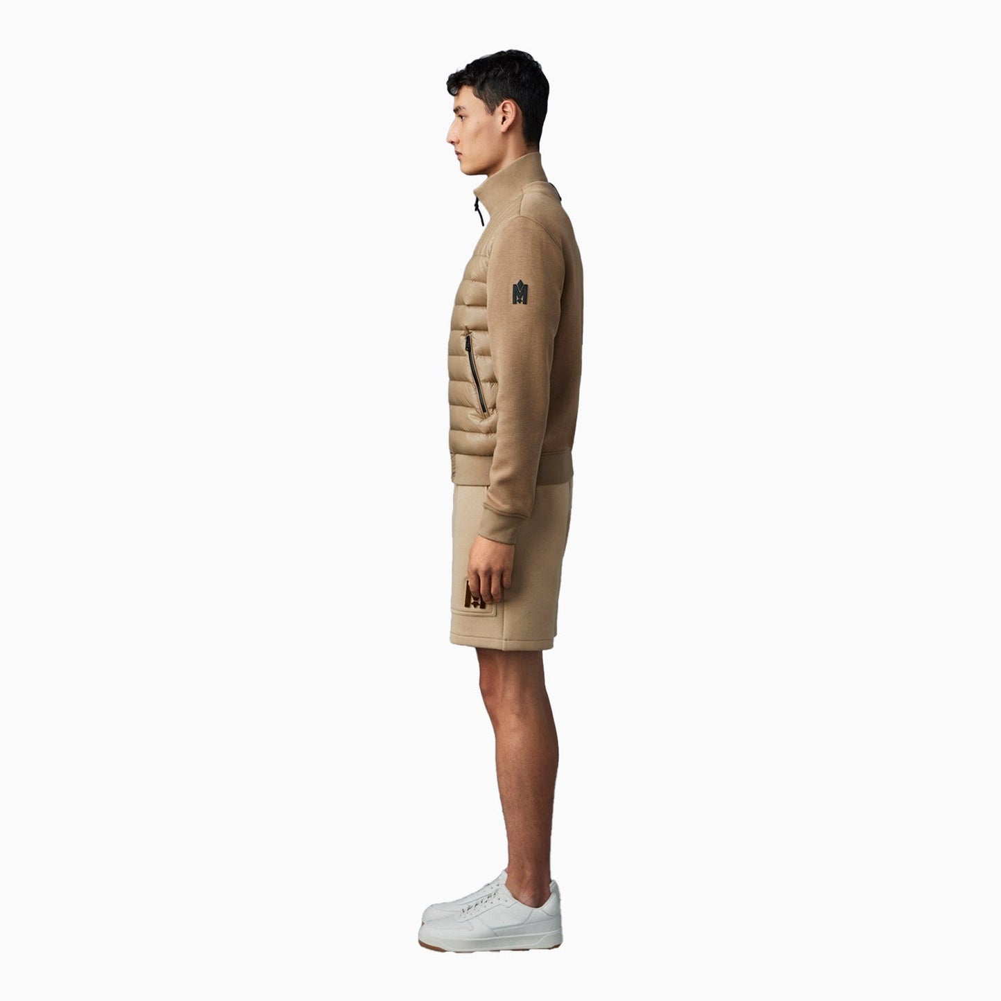 Men's COLLIN Mixed Media Bomber Jacket