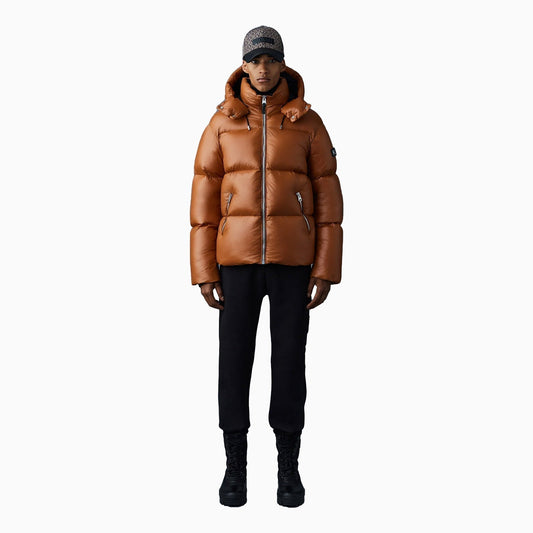Men's KENT-Z Lustrous Light Down Jacket With Hood