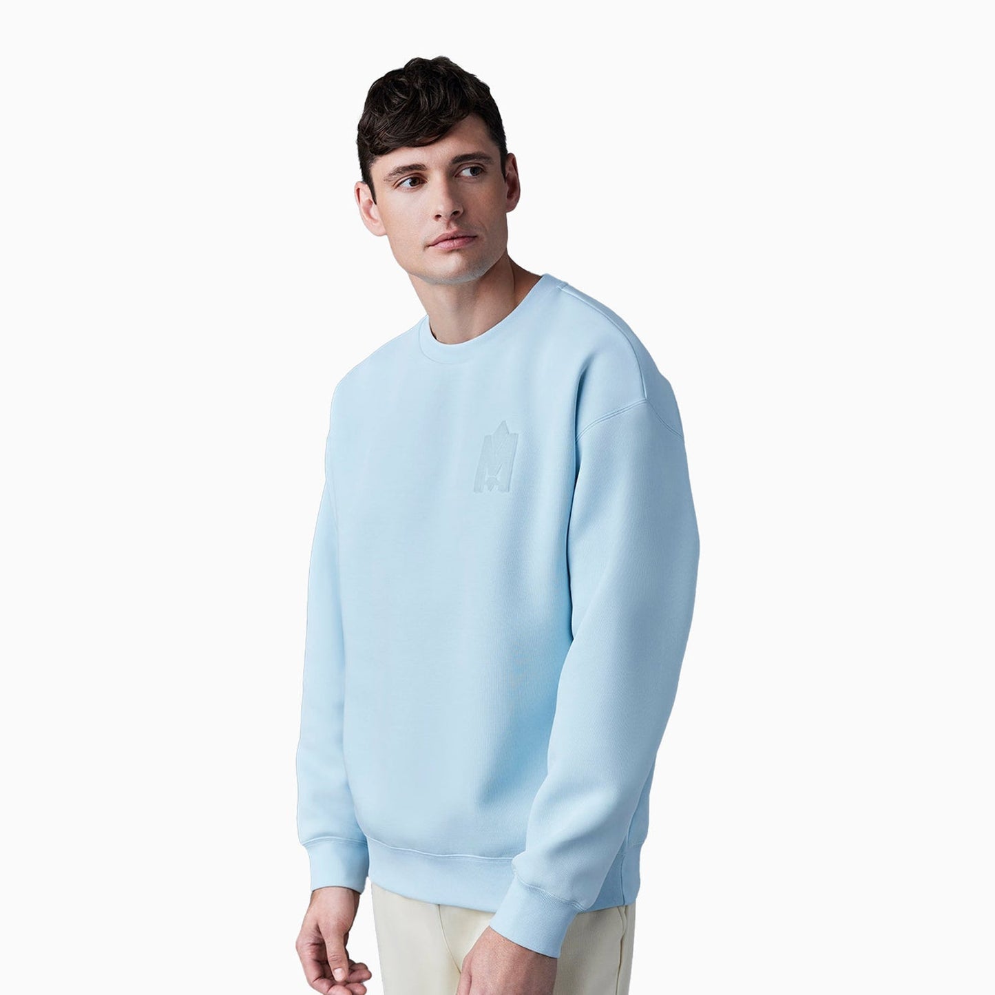 Men's MAX-VT Double Face Jersey Sweatshirt With Embroidered Logo