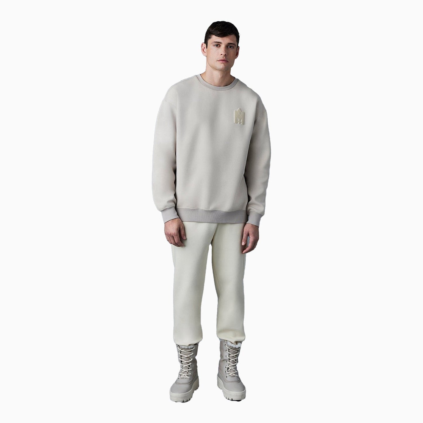 Men's MAX-VT Double Face Jersey sweatshirt With Embroidered Logo