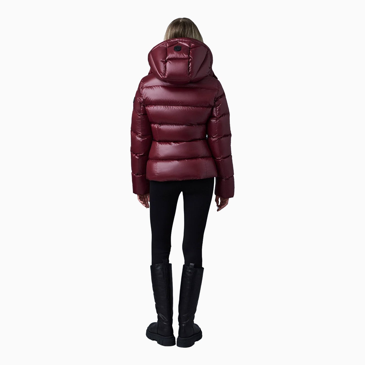 Women's MADALYN Lustrous Light Down Jacket With Hood