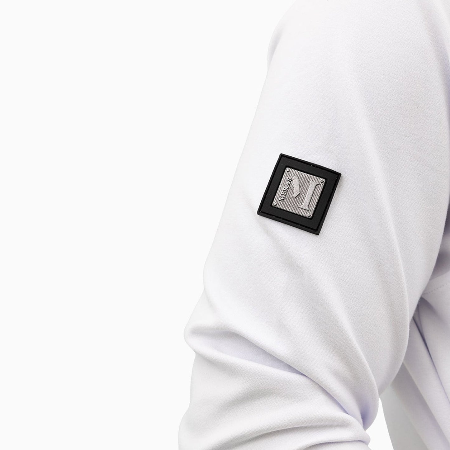 Men's Flock Printed Pull Over Hoodie