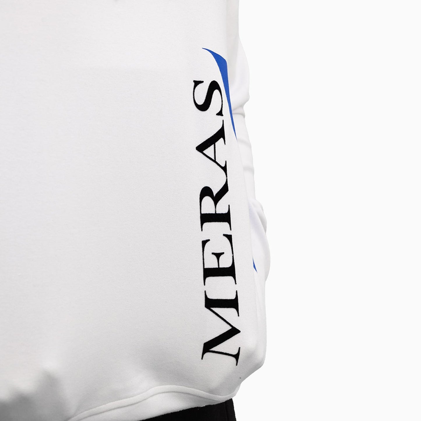 Men's Flock Printed Pull Over Hoodie