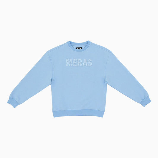 Kid's Embroidery Crew Neck Sweatshirt
