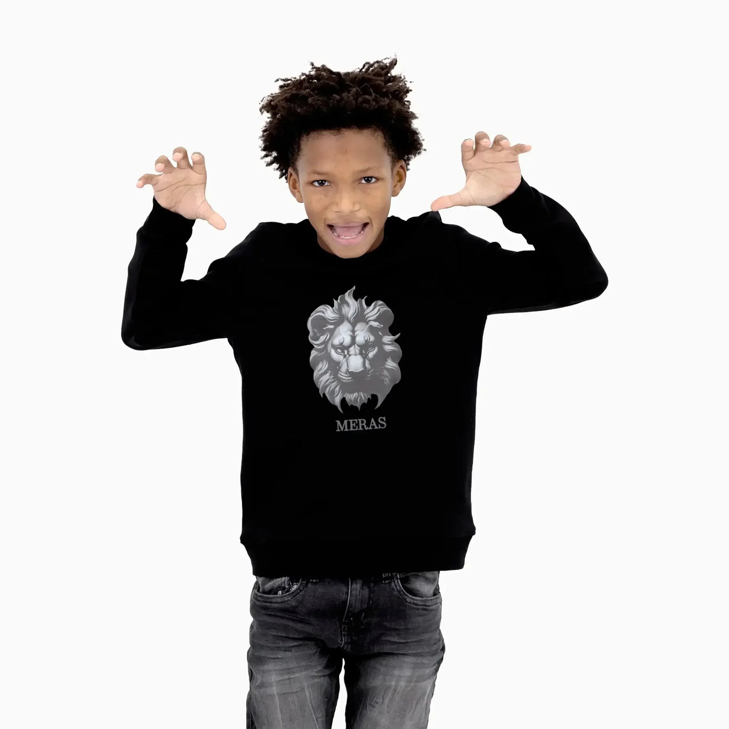 Kid's Lion Crew Neck Sweatshirt