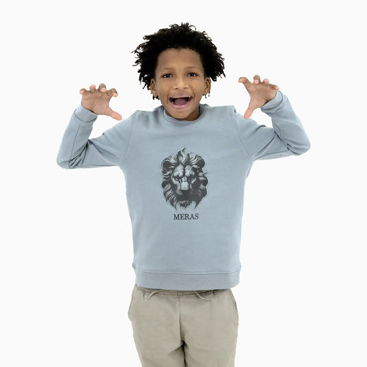 Kid's Lion Crew Neck Sweatshirt