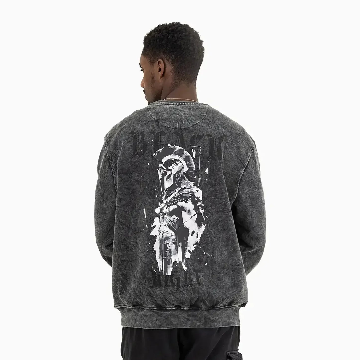 Men's Black Knight Crew Neck Sweatshirt