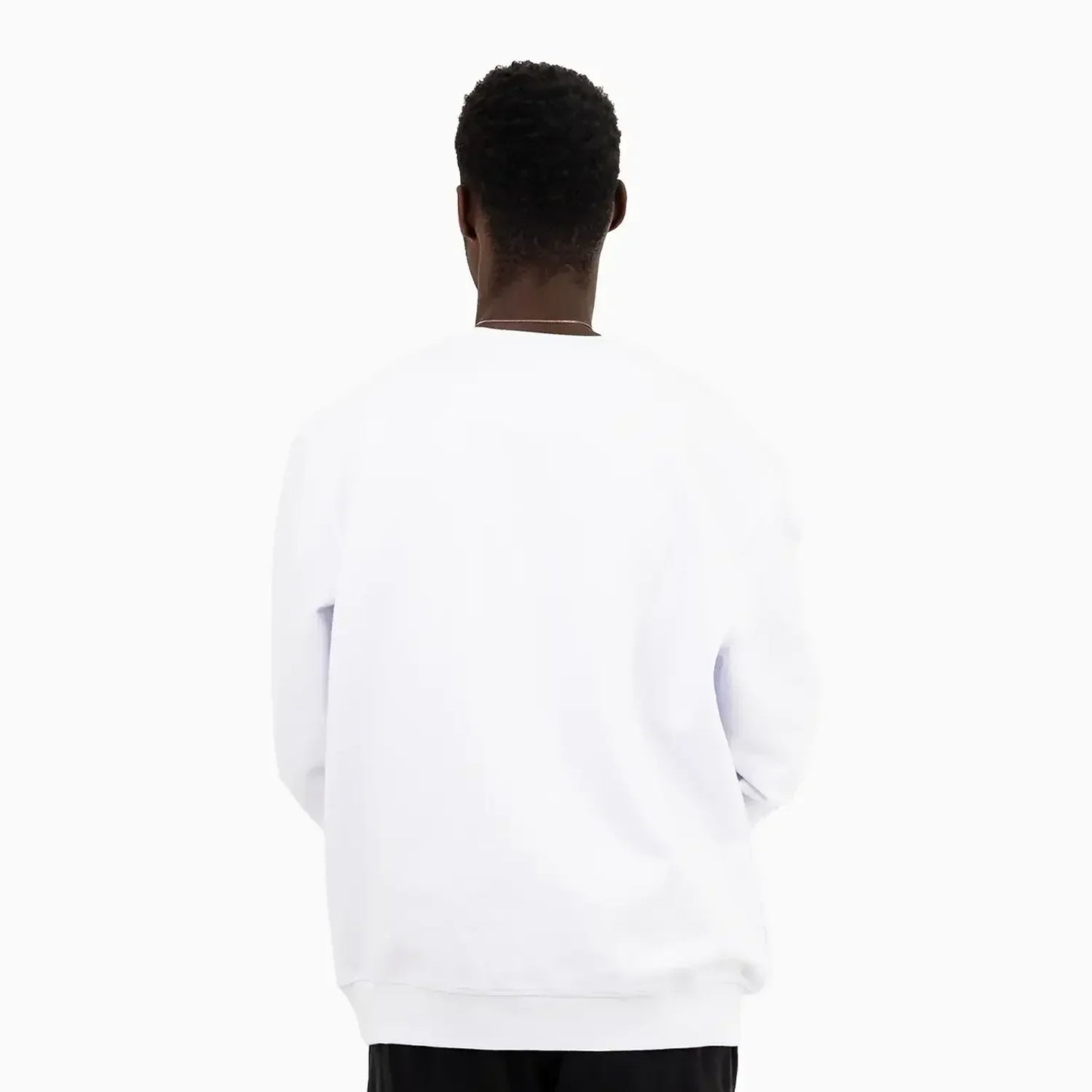 Men's Chenille Patch Crew Neck Sweatshirt